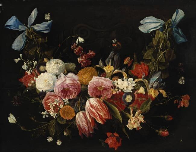 A Swag of Roses Jan van Kessel