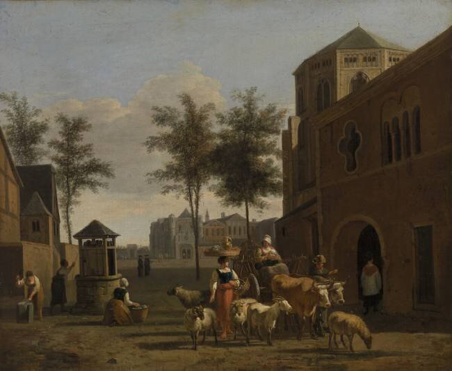 A view of Cologne with the churches of Saint Gereon and Saint Pantaleon Gerrit Berckheyde