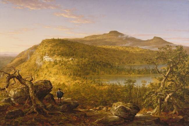 A View of the Two Lakes and Mountain House Thomas Cole