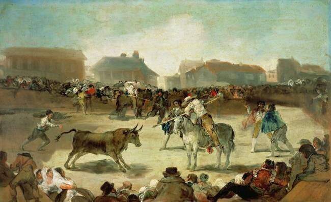 A Village Bullfight Francisco de Goya
