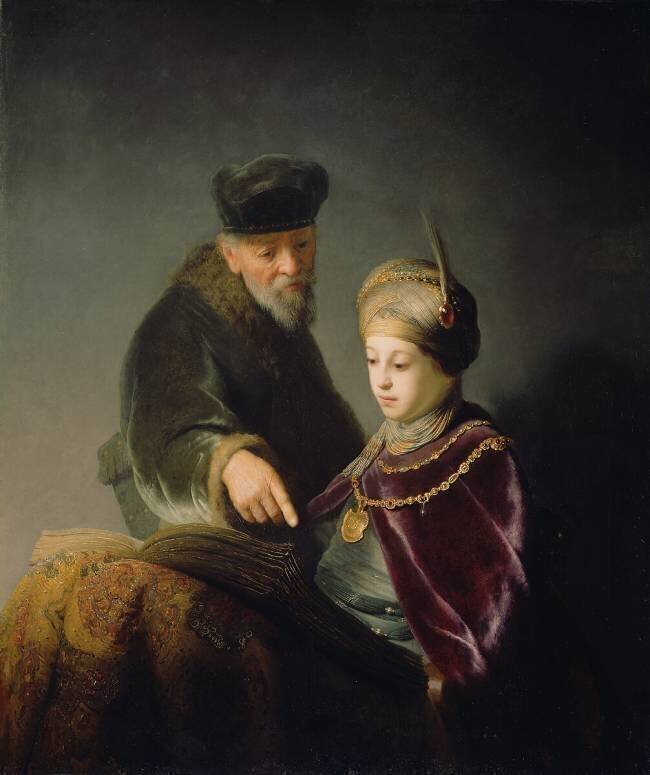 A Young Scholar and his Tutor Rembrandt