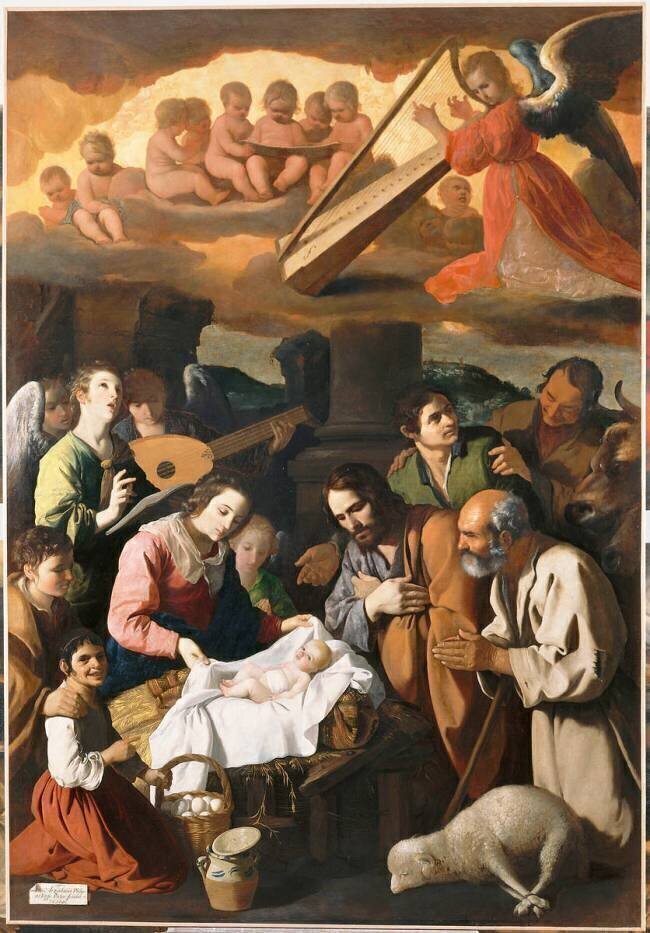 Adoration des bergers Francisco de Zurbaran