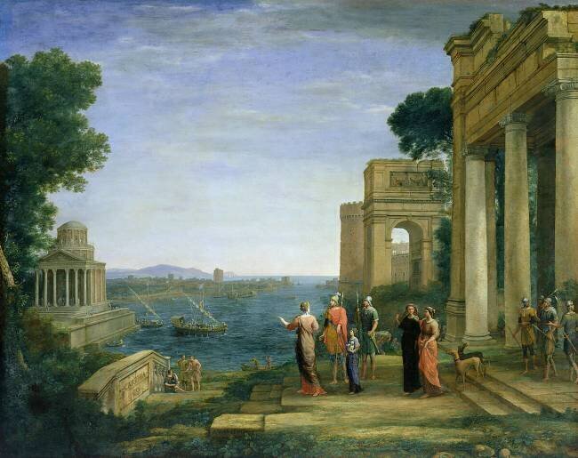 Aeneas and Dido in Carthage Claude Gellée