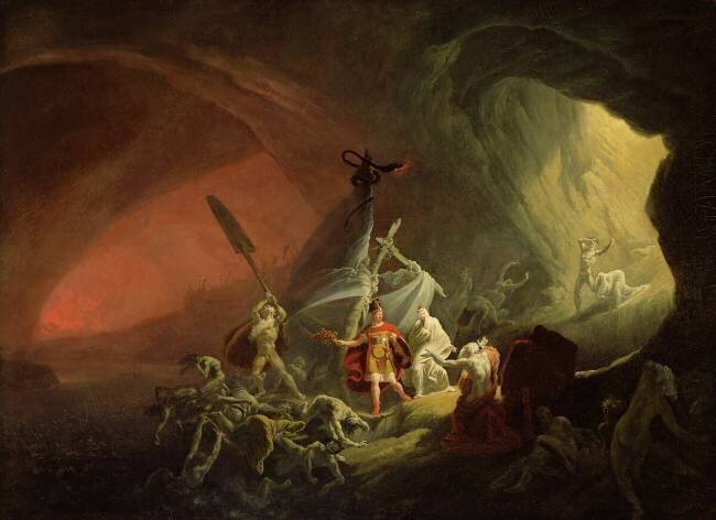 Aeneas and the Sibyl English School