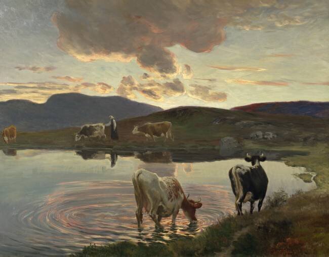 After sunset Christian Skredsvig