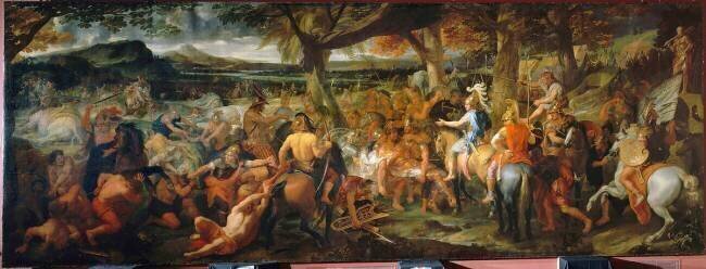 Alexandre et Porus Charles Le Brun