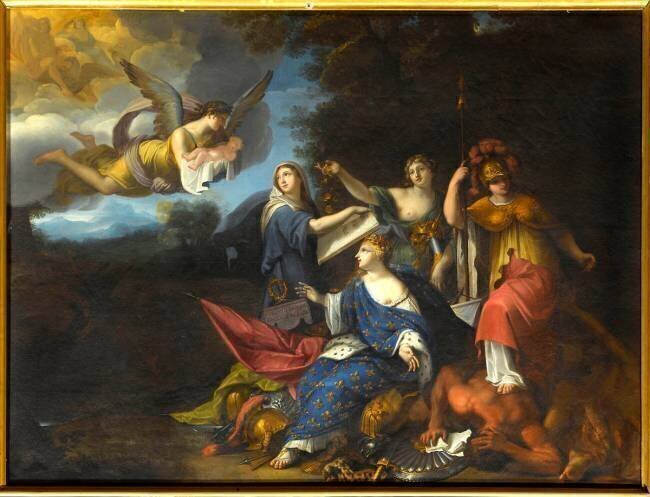 Allégorie à la naissance du Dauphin, futur Louis XIV Gabriel Blanchard