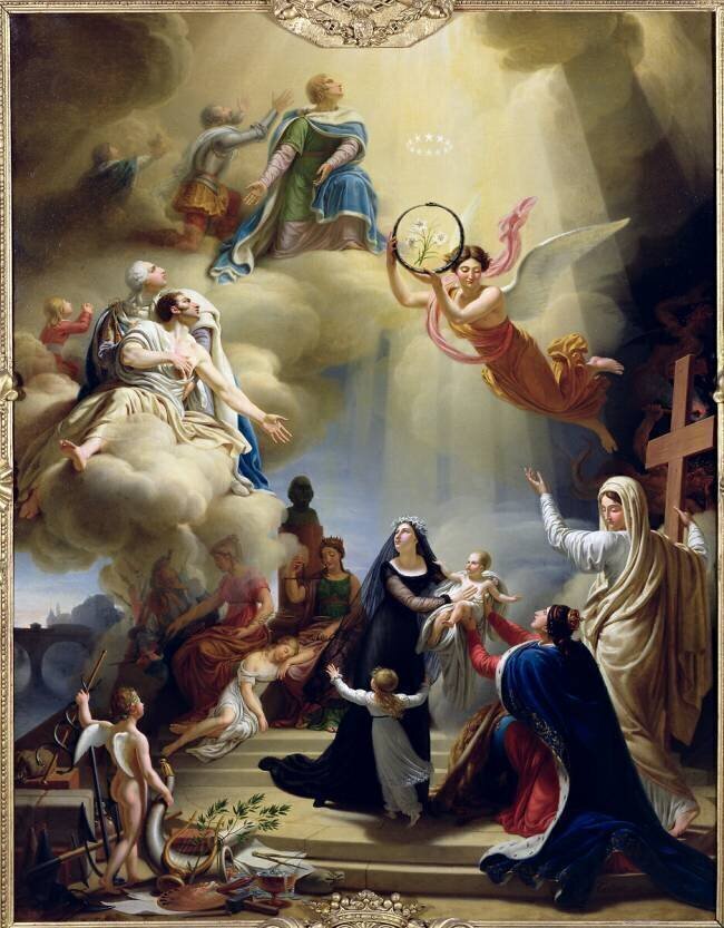 Allegory in Honour of the Birth of Henri de France Jean-Charles Tardieu