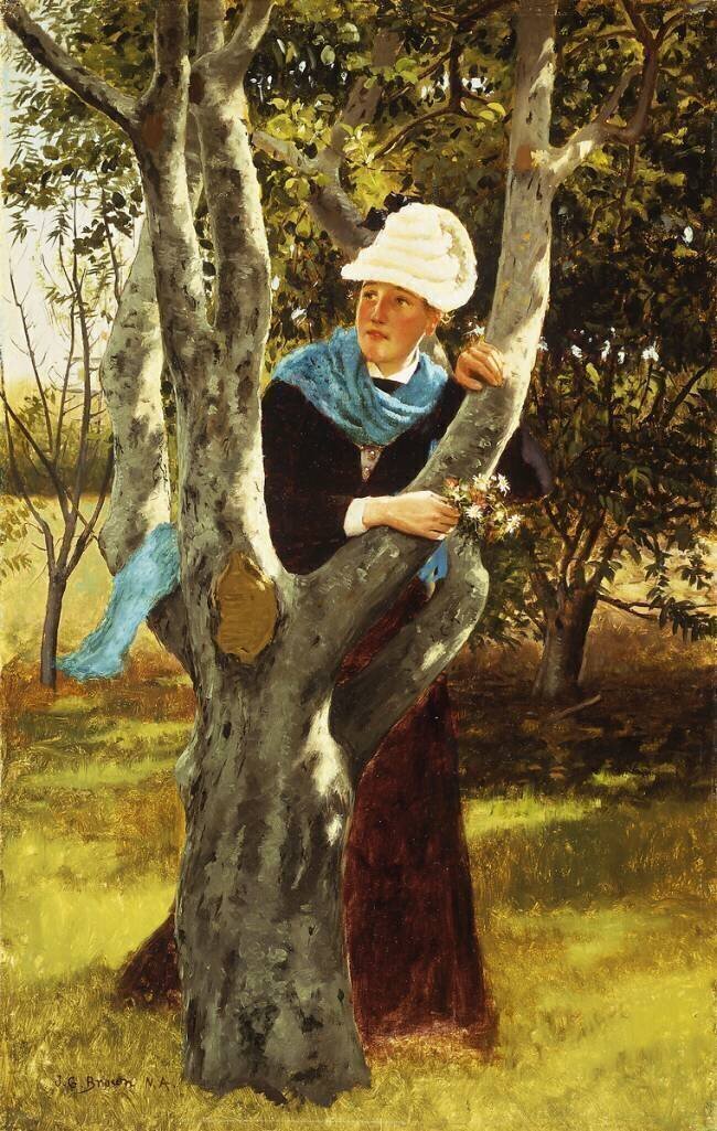 Among the Trees John George Brown