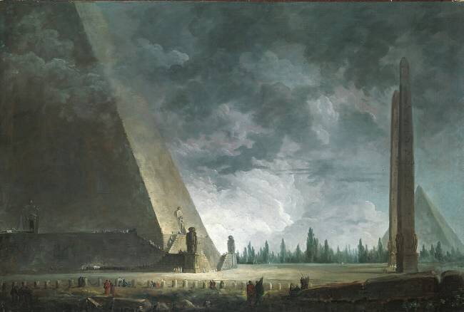 An Egyptian Fantasy Hubert Robert