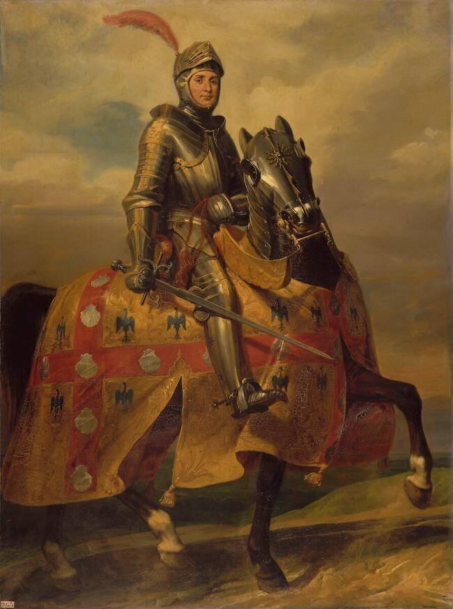 André de Montfort de Laval, seigneur de Loheac, amiral en 1437, Maréchal de France en 1439 Eloi Firmin Féron
