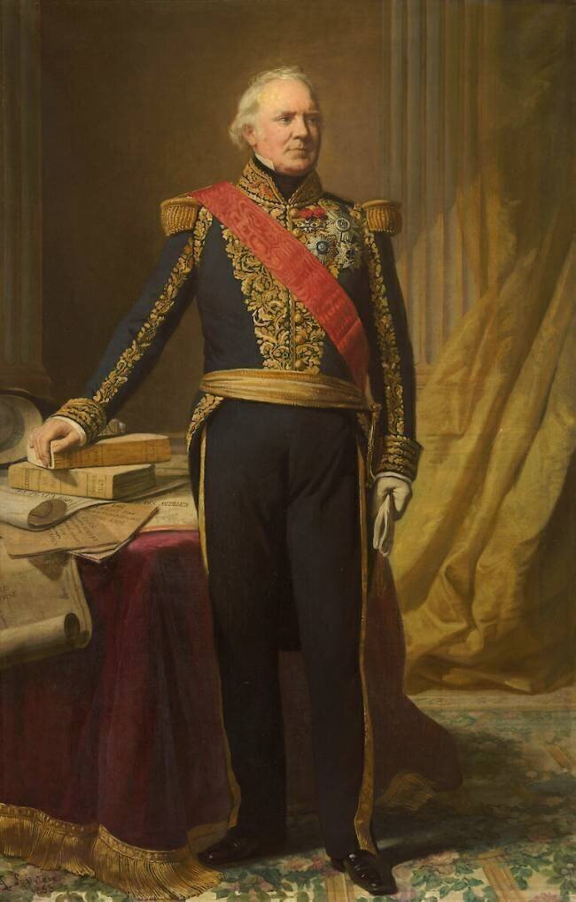 Ange-René-Armand, baron de Mackau (1788-1855), amiral, ministre de la Marine Charles Philippe Larivière