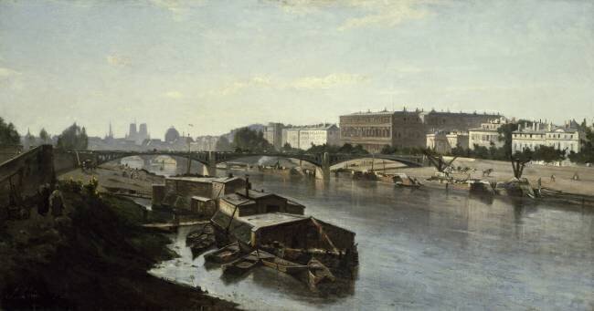 Ansicht der Seine-Quais am Pont de Solferino Stanislas Victor Edouard Lépine