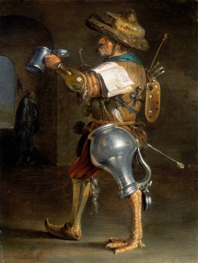 Anthromorphic Figure of a Man Cornelis Saftleven