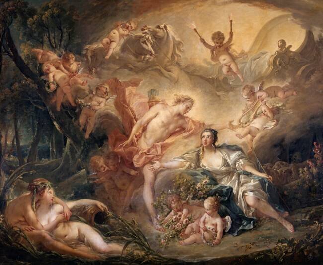 Apollon révélant sa divinité à la bergère Issé François Boucher