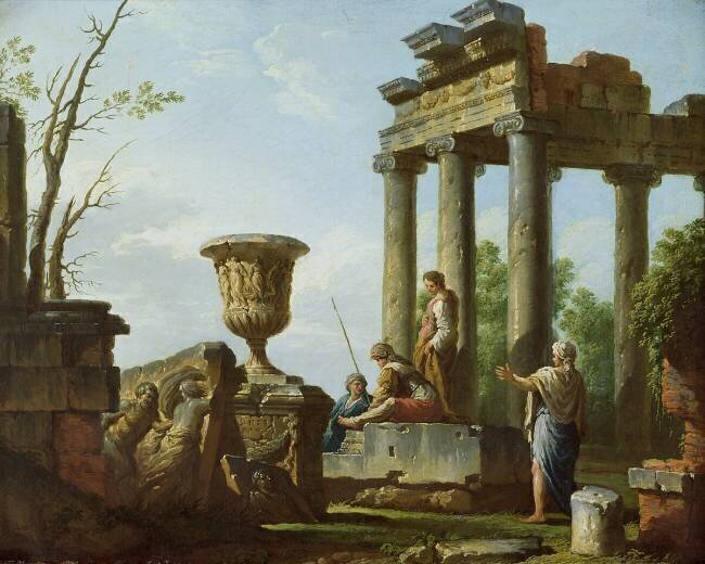 Architectural ruins Giovanni Paolo Pannini