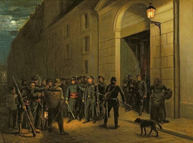 Arrest of the Generals Lecomte and Clement Thomas during the Paris Commune Emmanuel Masse