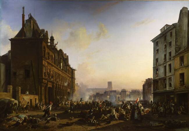 Attaque de l'hôtel de ville de Paris, le 28 juillet 1830 Joseph Beaume