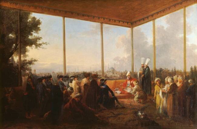 Audience accordée par le Grand Vizir Aimoli-Carac à Monsieur le comte de Saint-Priest, 18 mars 1779 Francesco Casanova