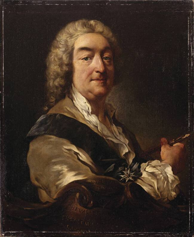 Autoportrait de Jean-François de Troy (1679-1752), peintre Jean-François de Troy