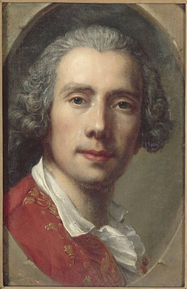 Autoportrait du peintre Guillaume Voiriot en 1749 (1713-1799) Guillaume Voiriot