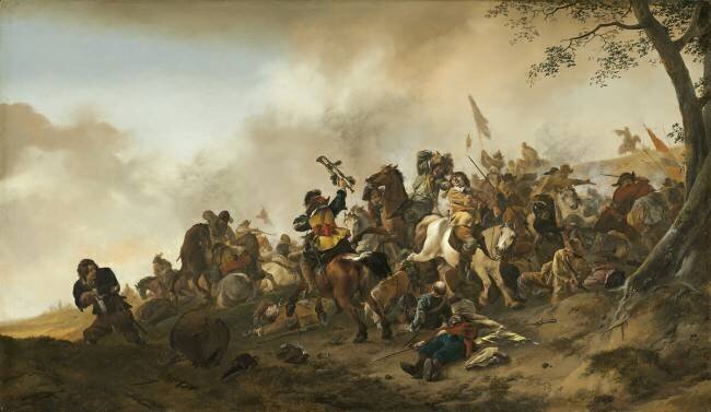 Battle Scene Philips Wouwerman