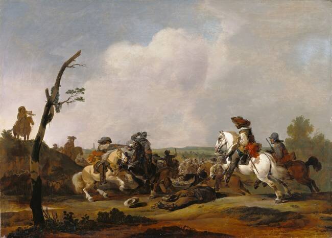 Battle Scene Johannes Lingelbach