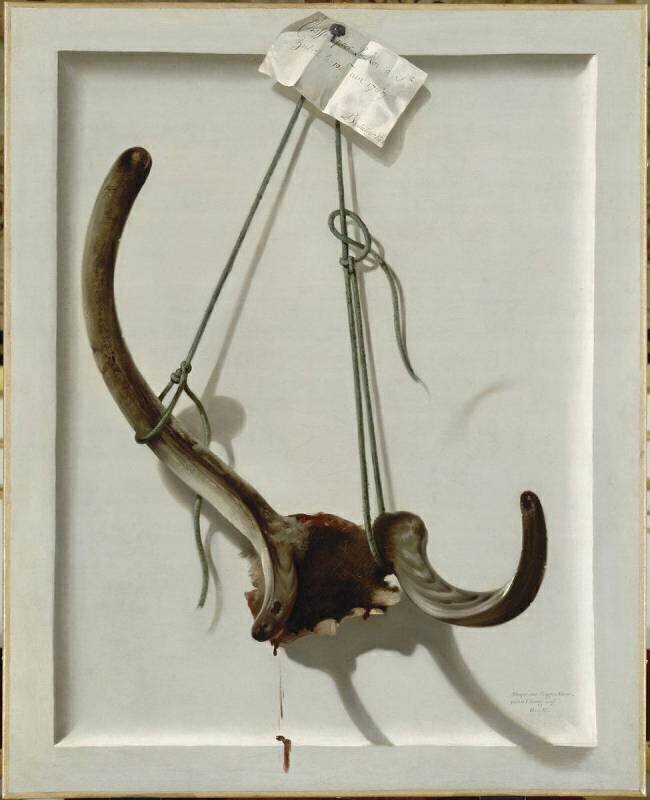 Bois d'un cerf chassé par le Roi à Saint-Hubert, le 10 juin 1767 Jean-Jacques Bachelier