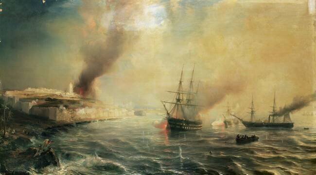 Bombardment of Sale, 26th November 1851 Théodore Gudin