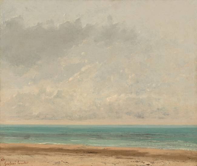 Calm Sea Gustave Courbet