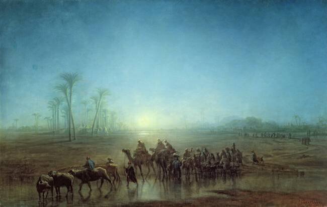 Caravan of Bedouins François Pierre Bernard Barry