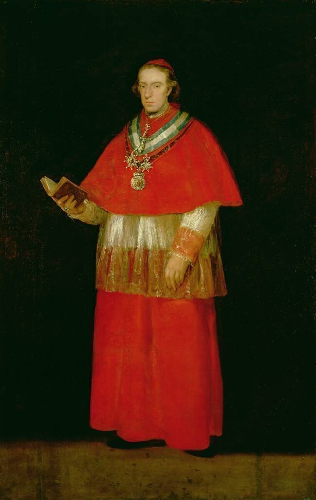 Cardinal Don Luis de Bourbon Francisco de Goya