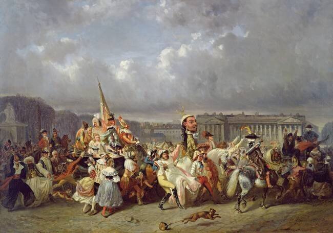 Carnival in the Place de la Concorde Ernest Seigneurgens