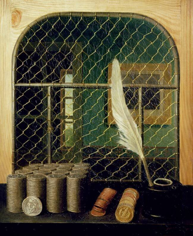 Cashier Counter with coins Gabriel-Germain Joncherie