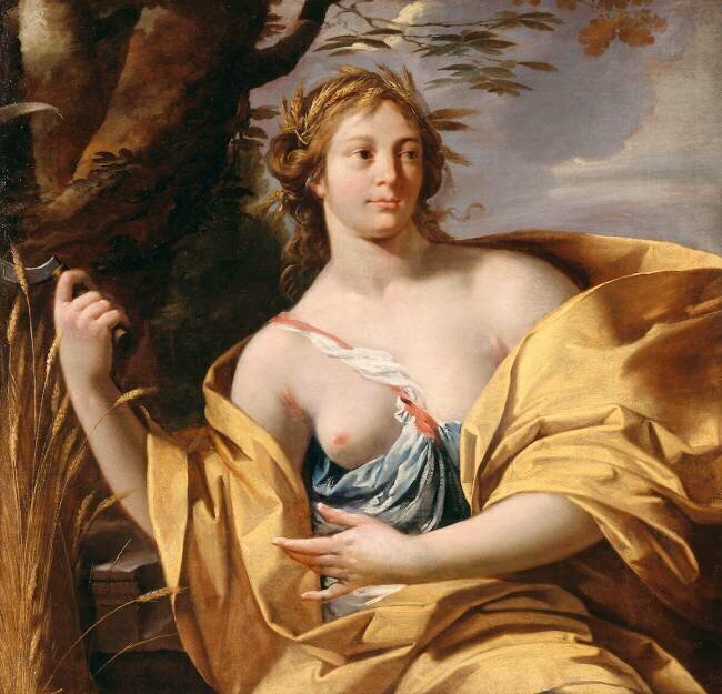Cérès, déesse des moissons Simon Vouet