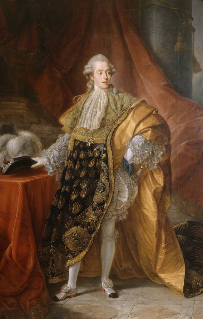 Charles-Philippe de France, comte d'Artois (futur roi Charles X) Antoine-François Callet