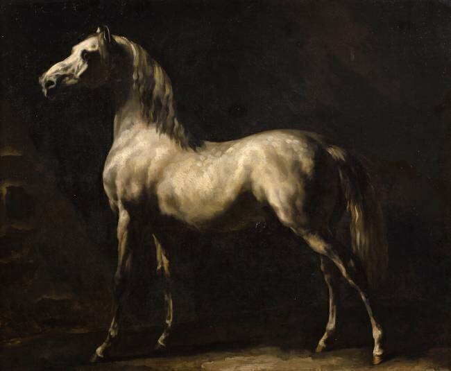 Cheval gris Théodore Géricault