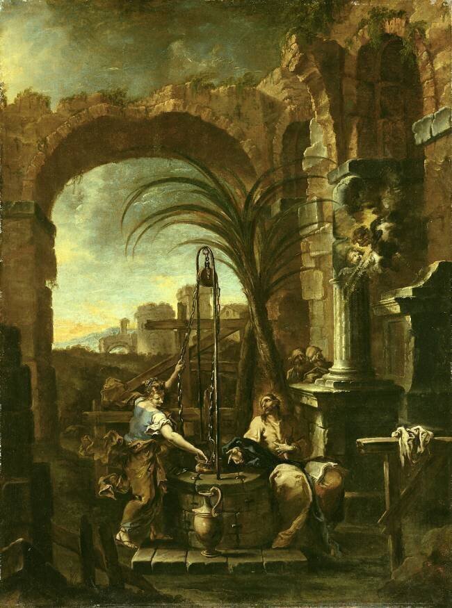Christ and the Samaritan Woman Alessandro Magnasco