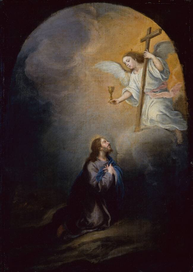 Christ in Garden of Olives Bartolomé Esteban Murillo