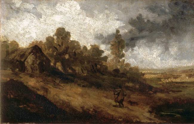 Ciel d'orage à Hampstead Heath John Constable