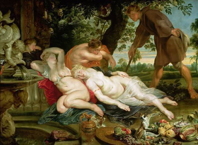 Cimon and Iphigenia Peter Paul Rubens