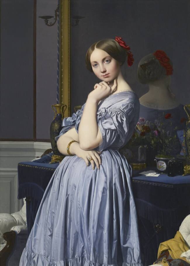 Comtesse d'Haussonville Jean-Auguste-Dominique Ingres