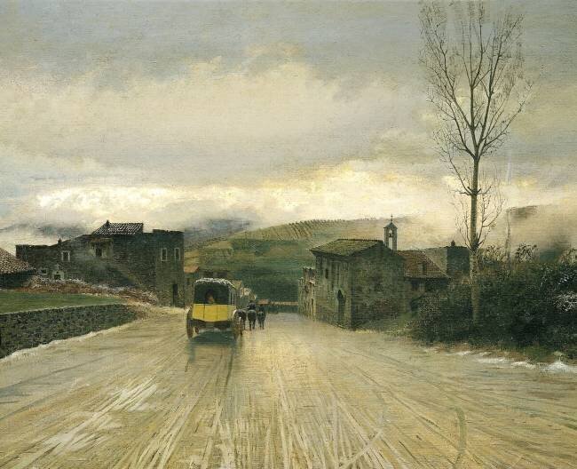 Crossing of Apennines Giuseppe de Nittis