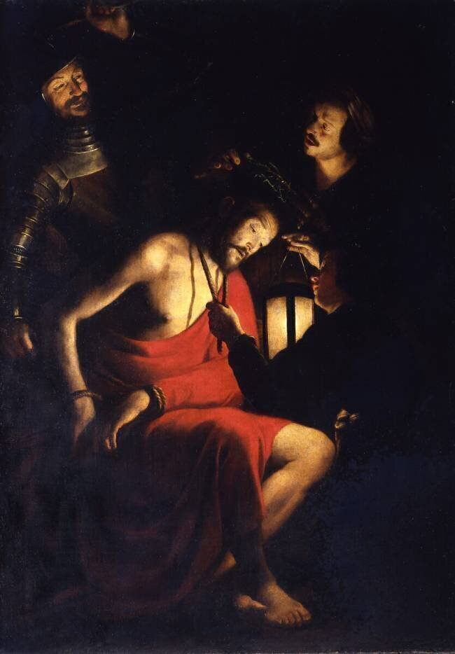 Crowning with Thorns in the Light of a Lantern Trophime Bigot