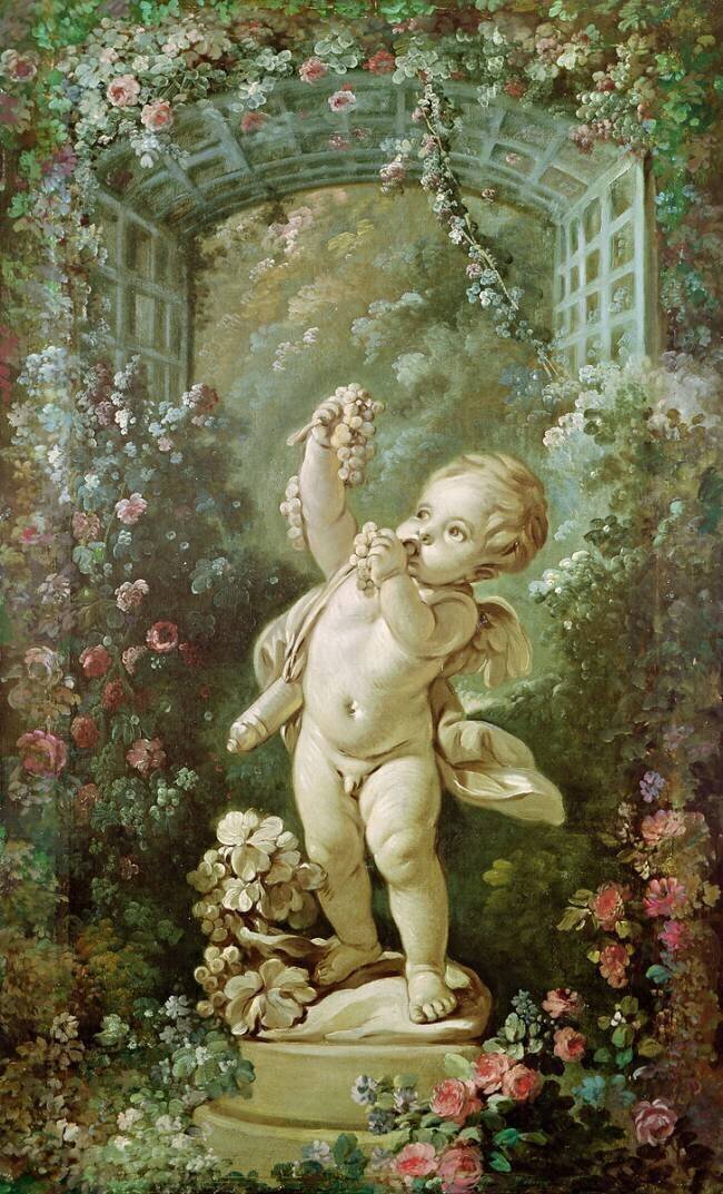 Cupid with Grapes François Boucher