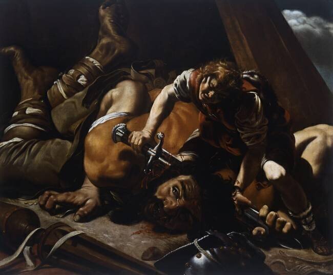 David and Goliath Orazio Borgianni