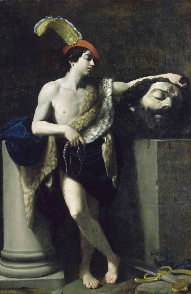 David tenant la tête de Goliath Guido Reni