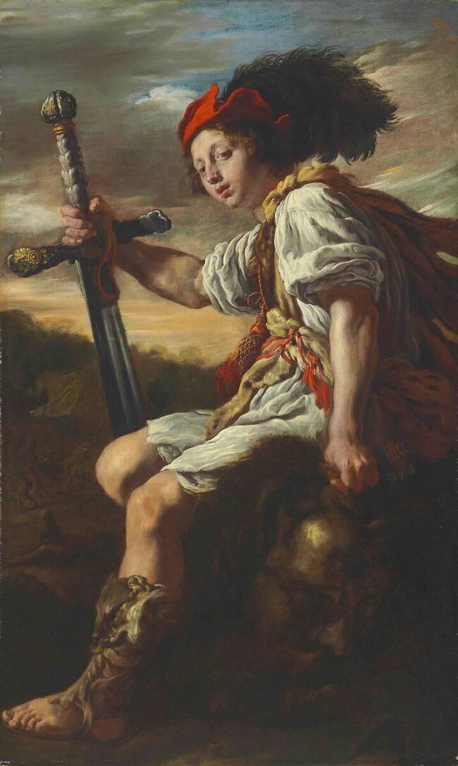 David with the Head of Goliath Domenico Fetti