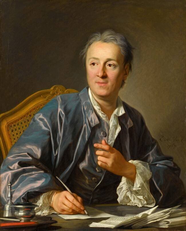 Denis Diderot, écrivain Louis-Michel van Loo