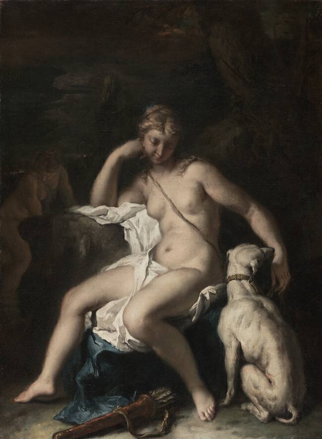 Diana and her Dog Sebastiano Ricci